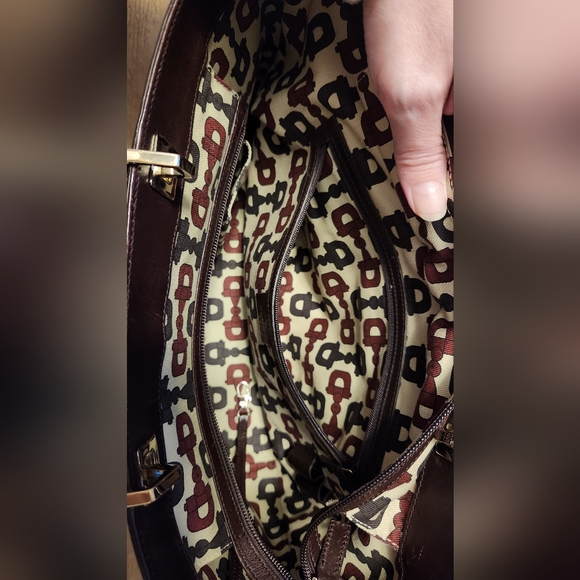 Gucci Guccissima Punch Tote Burgundy Calf Leather - Picture 9 of 10